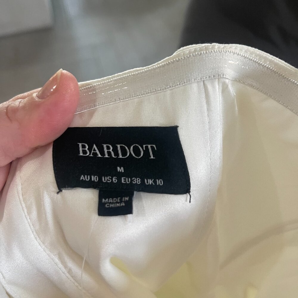 Bardot 'Mirian' Strapless Hourglass Mini Dress in Ivory (NWT) - Picture 4 of 6